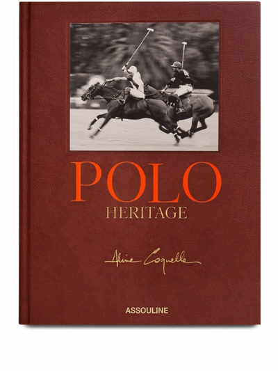 Shop Assouline Polo Heritage Hardback Book In Rot