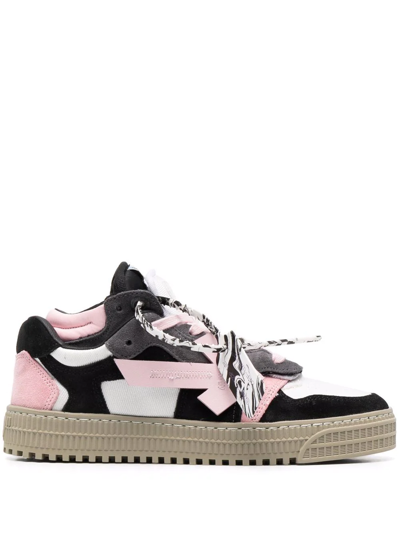 Shop Off-white Floating Arrow Low-top Sneakers In Pink