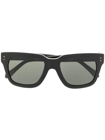 Shop Linda Farrow Square Tinted Sunglasses In Schwarz