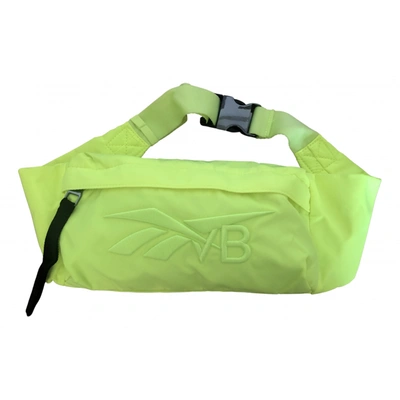 Pre-owned Reebok Bag In Green
