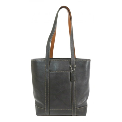 Pre-owned Coach Leather Tote In Black | ModeSens