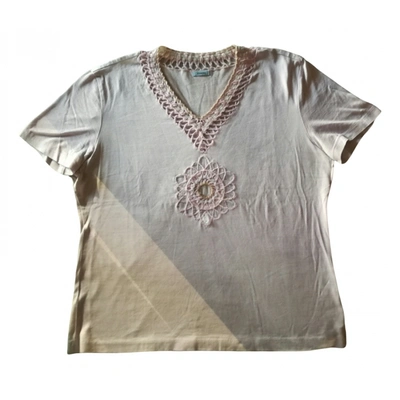 Pre-owned Malo T-shirt In White