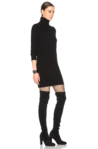 Shop Equipment Cashmere Oscar Knit Dress In Black