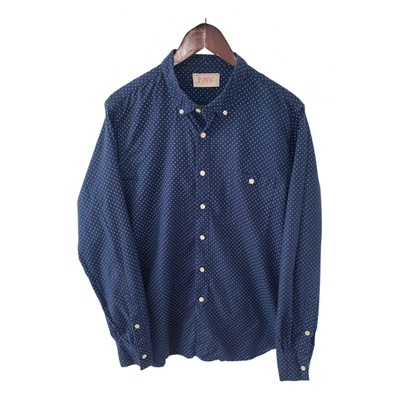 Pre-owned Ymc You Must Create Shirt In Blue