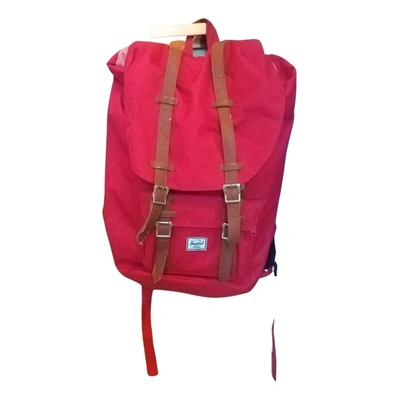 Pre-owned Herschel Travel Bag In Red