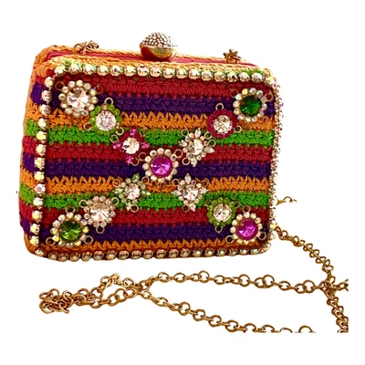 Pre-owned Moschino Cheap And Chic Glitter Handbag In Multicolour