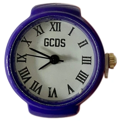 Pre-owned Gcds Watch In Purple