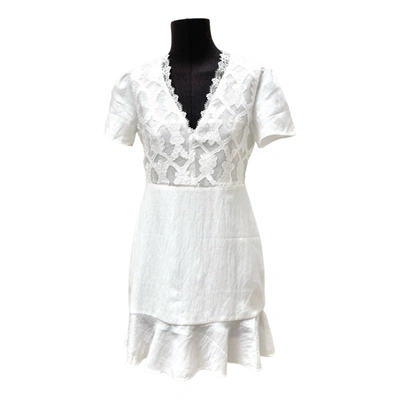 Pre-owned Stevie May Mid-length Dress In White