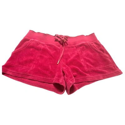 Pre-owned Juicy Couture Purple Sponge Shorts
