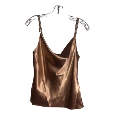 Pre-owned Aiifos Vest In Gold
