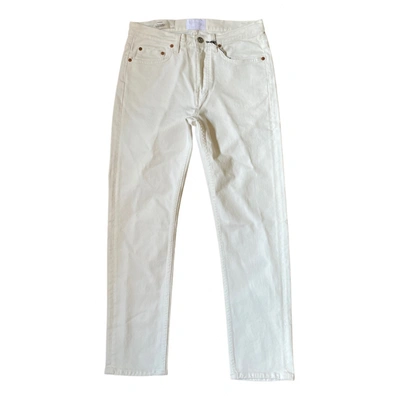 ACNE STUDIOS Pre-owned Trousers In White