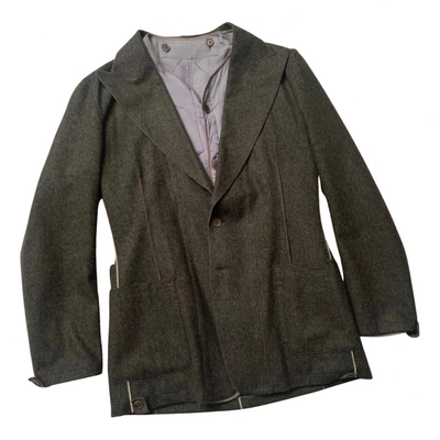 YOHJI YAMAMOTO Pre-owned Wool Vest In Grey