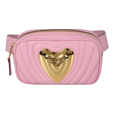 Pre-owned Escada Heart Bag Leather Bag In Pink