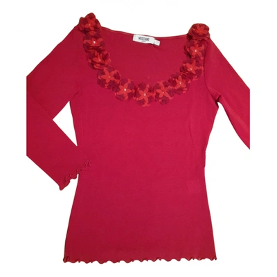 Pre-owned Moschino Cheap And Chic Knitwear In Burgundy