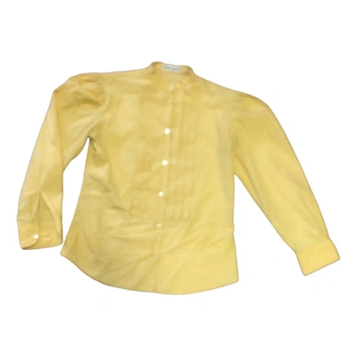 Pre-owned Giorgio Armani Shirt In Yellow