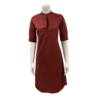 Pre-owned Les Prairies De Paris Mid-length Dress In Red