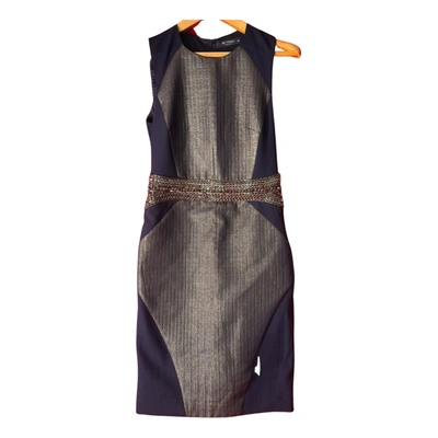 Pre-owned Etro Glitter Mid-length Dress In Gold