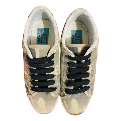 Pre-owned Jeffrey Campbell Cloth Trainers In Green