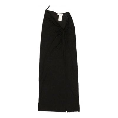 Pre-owned Celine Maxi Skirt In Black