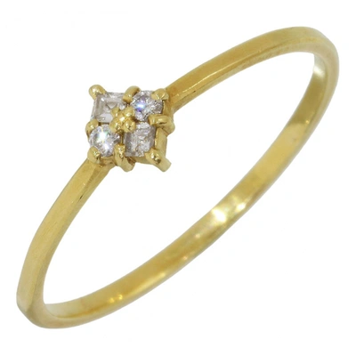 Pre-owned Ahkah Yellow Gold Ring