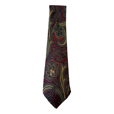 Pre-owned Basile Silk Tie In Multicolour