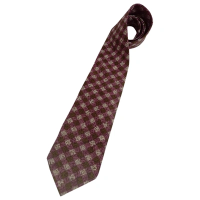 Pre-owned Basile Silk Tie In Other