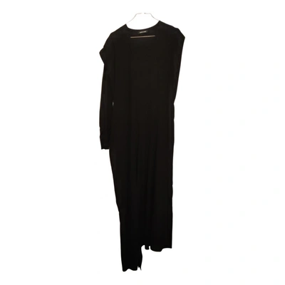 Pre-owned Damir Doma Maxi Dress In Black