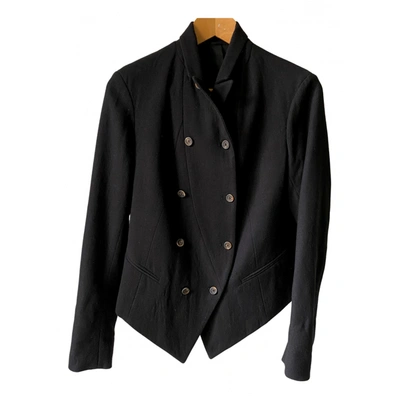 Pre-owned Forme D'expression Wool Jacket In Black