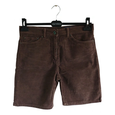 Pre-owned Dondup Brown Cotton Shorts