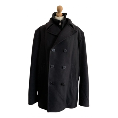 Pre-owned Marina Yachting Wool Coat In Blue