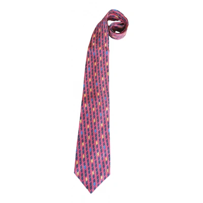 Pre-owned Loris Azzaro Silk Tie In Multicolour