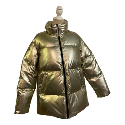 Pre-owned Tommy Hilfiger Coat In Gold | ModeSens