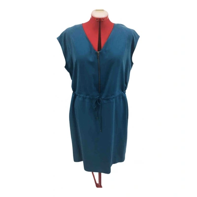 Pre-owned Kenzo Mid-length Dress In Blue