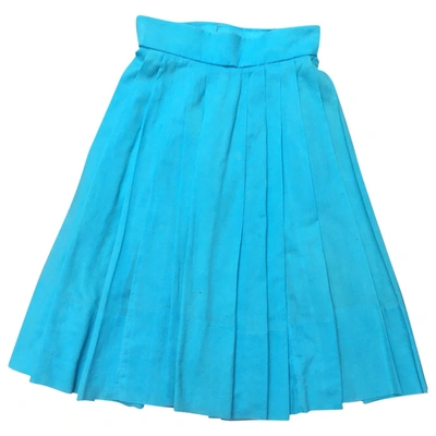 Pre-owned Emilio Pucci Mid-length Skirt In Blue