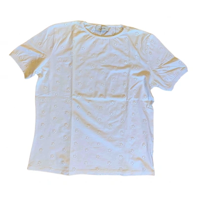 Pre-owned Aglini T-shirt In White