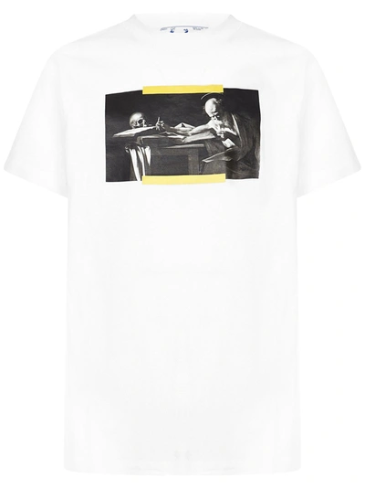 Shop Off-white T-shirts And Polos White