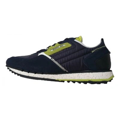 Pre-owned Replay Low Trainers In Blue