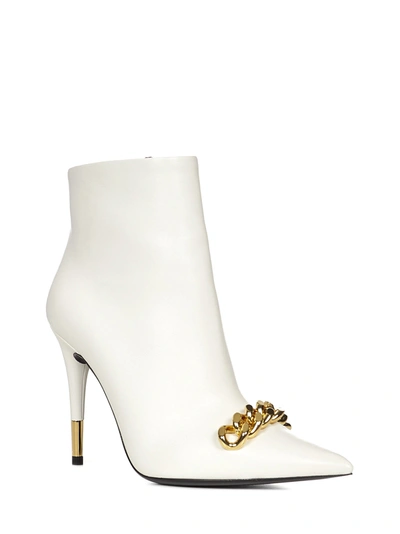 Shop Tom Ford Boots In Chalk