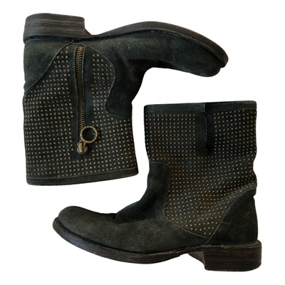 Pre-owned Fiorentini + Baker Ankle Boots In Black