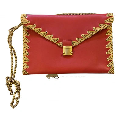 Pre-owned Ermanno Scervino Leather Handbag In Red