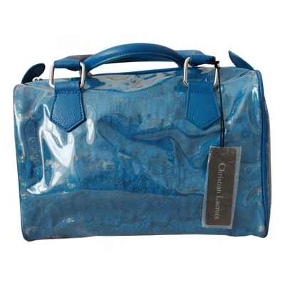 Pre-owned Christian Lacroix Leather Handbag In Blue