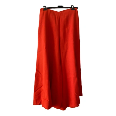 Pre-owned Paul Smith Large Pants In Orange