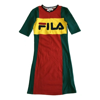 Pre-owned Fila Mid-length Dress In Multicolour