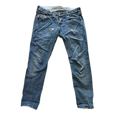 Pre-owned Htc Jeans In Blue