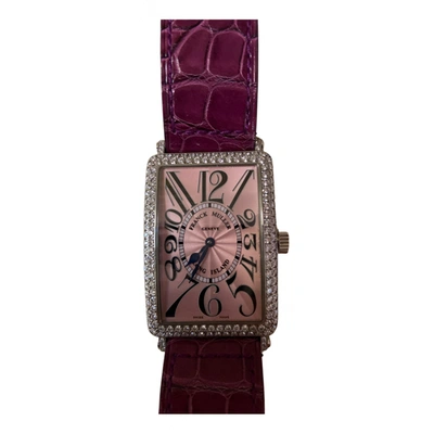 Pre-owned Franck Muller Watch In Pink