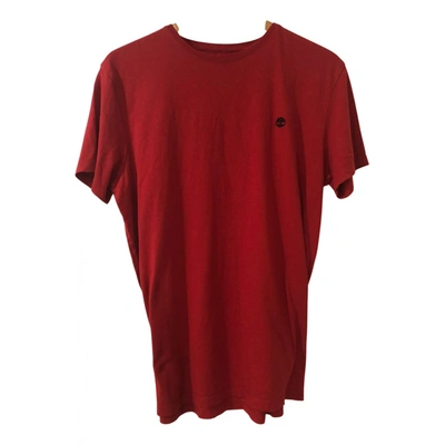 Pre-owned Timberland T-shirt In Red