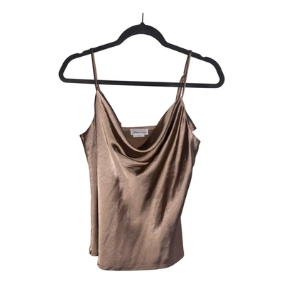 Pre-owned Lovers & Friends Vest In Gold