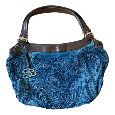 Pre-owned Ermanno Scervino Handbag In Blue