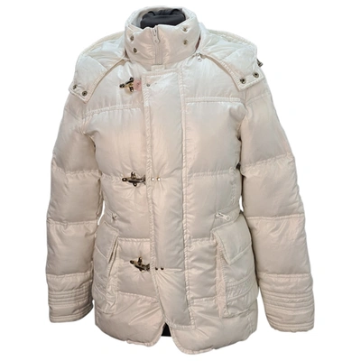 Pre-owned Fay Coat In White