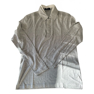 Pre-owned Z Zegna Polo Shirt In Grey